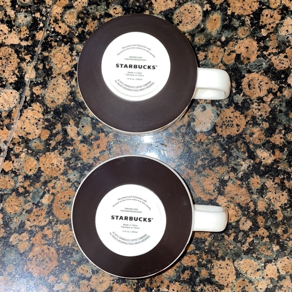 Starbucks 2014 Artisan Series 04/08 Limited Edition 12oz Coffee Mugs (Set of 2) - Picture 4 of 10